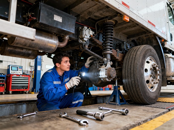 Техническая диагностика и проверка коммерческого грузовика